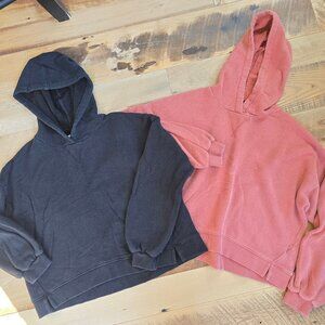 Pair of Madewell MWL Hoodie Sweatshirts